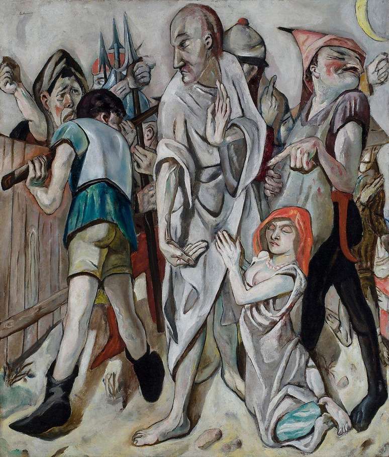 'Cristo e a Pecadora', do pintor alem&atilde;o Max Beckmann