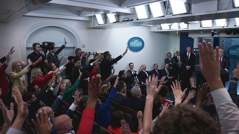 Jornalistas do Politico, da CNN e da MS NOW tiveram o acesso &agrave; Casa Branca negado