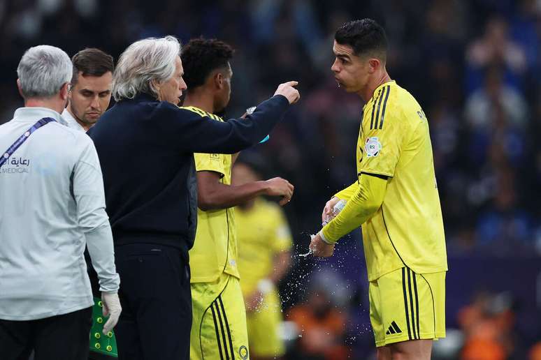 Jorge Jesus e Cristiano Ronaldo no Al-Nassr &ndash;