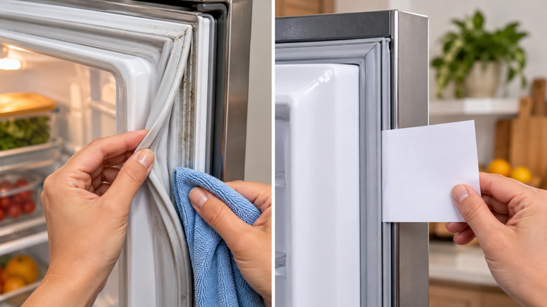 Gaveta de hortali&ccedil;as com &aacute;gua acumulada? Veja por que algumas pessoas usam uma esponja para absorver a umidade e o que fazer para evitar problemas com os alimentos.