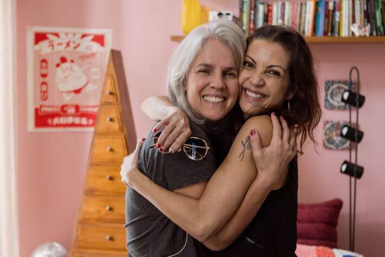 Claudia Castro e Thalita Rebou&ccedil;as, diretora e escritora de obra original 'Era Uma Vez Minha 1&ordf; Vez'.