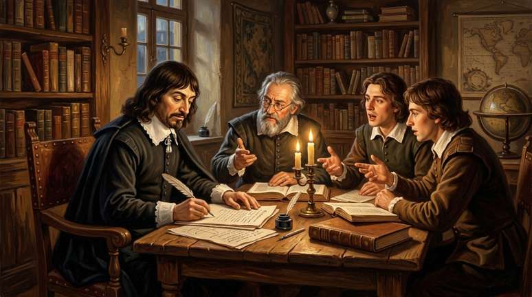Descartes percebeu que pessoas igualmente capazes podiam chegar a conclus&otilde;es completamente diferentes.