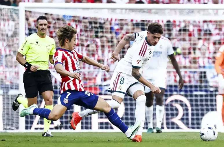 Real Madrid perdeu para o Atl&eacute;tico de Madrid no primeiro cl&aacute;ssico do Espanhol &ndash;