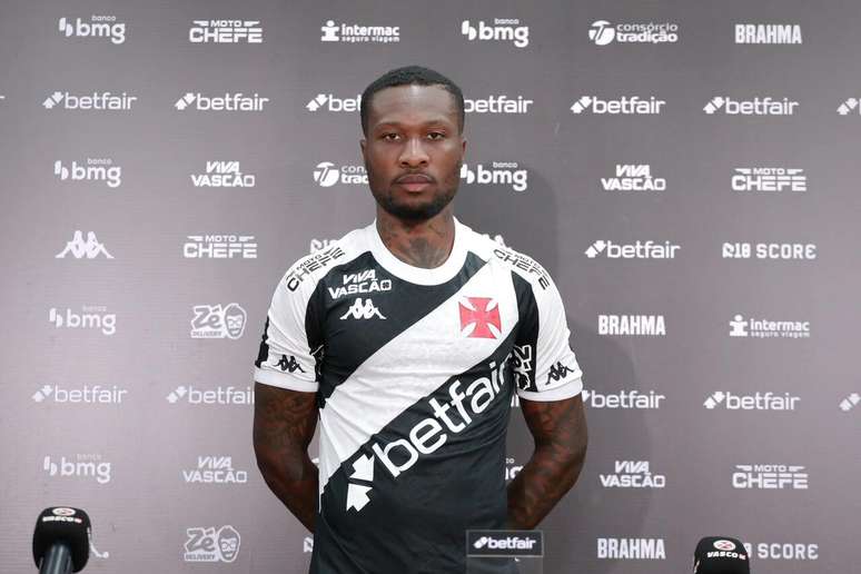 Atacante n&atilde;o fez gol pelo Vasco &ndash;