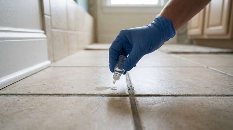 Com a superf&iacute;cie preparada, aplique o produto de maneira uniforme, sem formar po&ccedil;as profundas ou deixar &aacute;reas secas entre uma faixa e outra.
