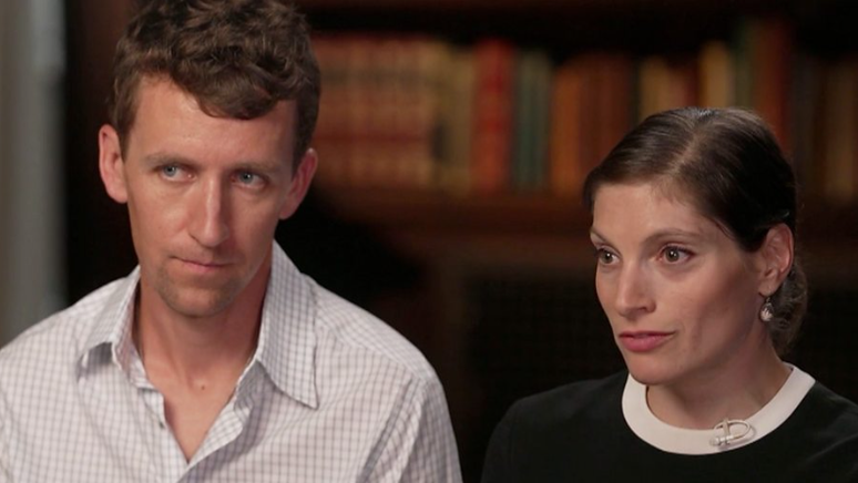 Patrick Clancy e sua nova esposa foram entrevistados pela CBS, emissora parceira da BBC nos Estados Unidos