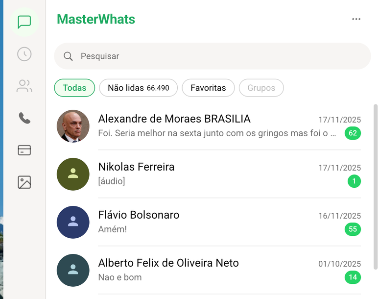 Site exibia conversas privadas atribu&iacute;das a Daniel Vorcaro e outras autoridades, obtidas a partir de not&iacute;cias e processos judiciais