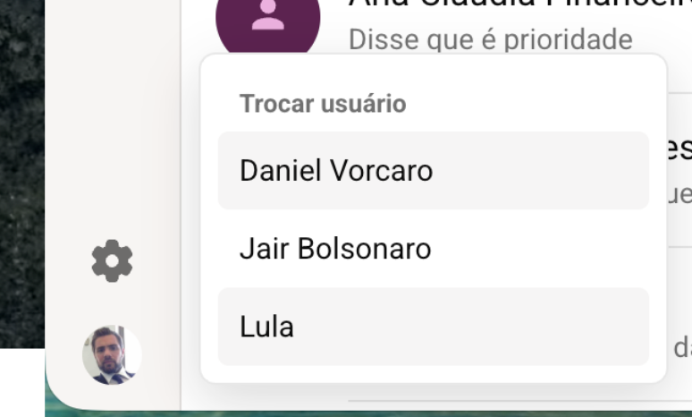 Site permitia alternar entre mensagens atribu&iacute;das a Daniel Vorcaro, Jair Bolsonaro e Lula, em diferentes situa&ccedil;&otilde;es em que suas conversas privadas se tornaram p&uacute;blicas em processos judiciais