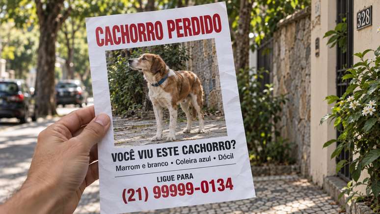 Calma e identifica&ccedil;&atilde;o correta encerram tr&ecirc;s semanas de buscas por um cachorro.