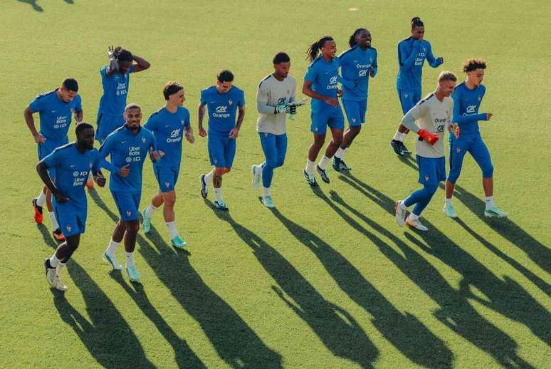 Atividade dos jogadores franceses &ndash;