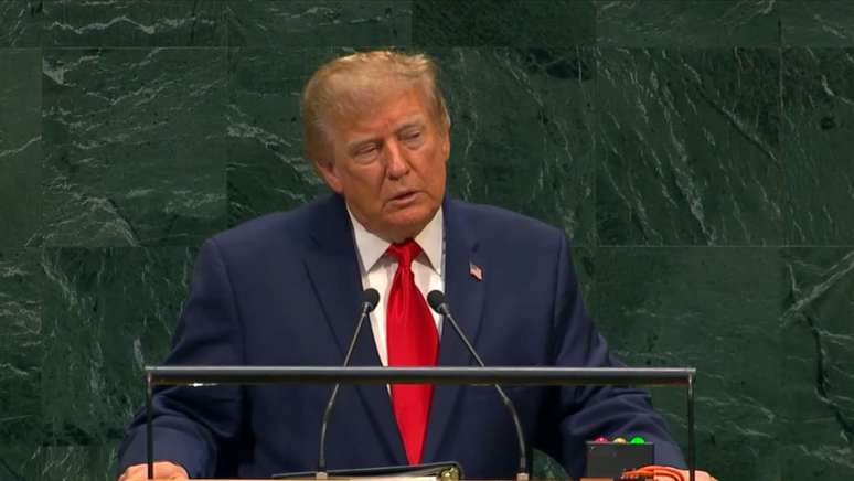 Donald Trump faz discurso na Assembleia Geral da ONU nesta ter&ccedil;a-feira