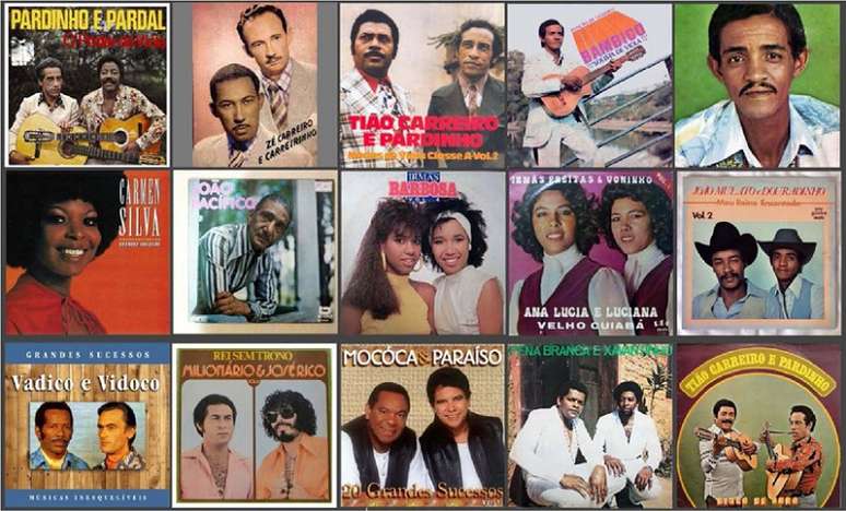 M&uacute;sicos sertanejos negros que iniciaram carreira entre os anos 1950-1970