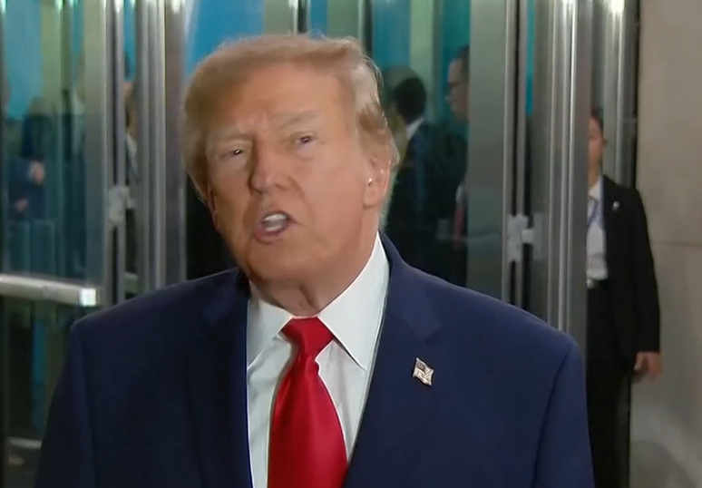 Donald Trump chega &agrave; ONU