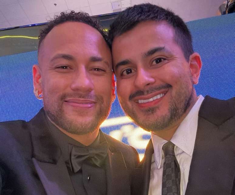 Jos&eacute; Antunes J&uacute;nior e Neymar