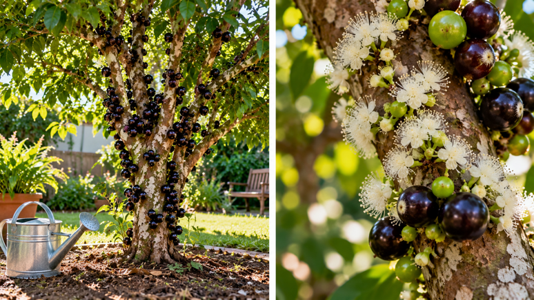 A jabuticabeira demora para produzir frutos? Entenda o papel da idade, variedade, clima e irriga&ccedil;&atilde;o no florescimento e na forma&ccedil;&atilde;o das jabuticabas.