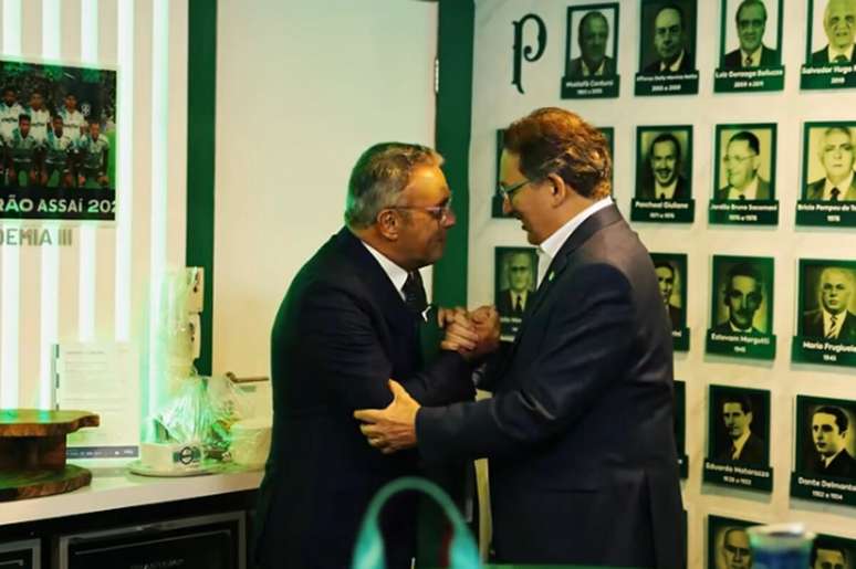 Visita das autoridades italianas na sede social do Palmeiras &ndash;