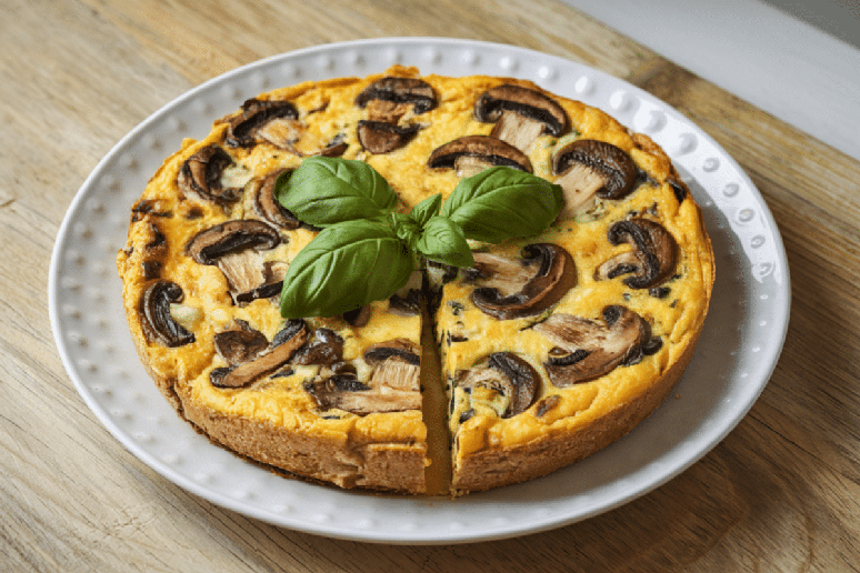 Frittata de cogumelos 