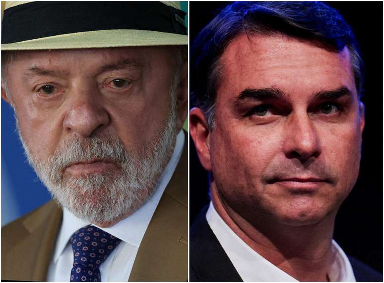 Lula e Fl&aacute;vio Bolsonaro travam uma disputa acirrada, segundo as pesquisas