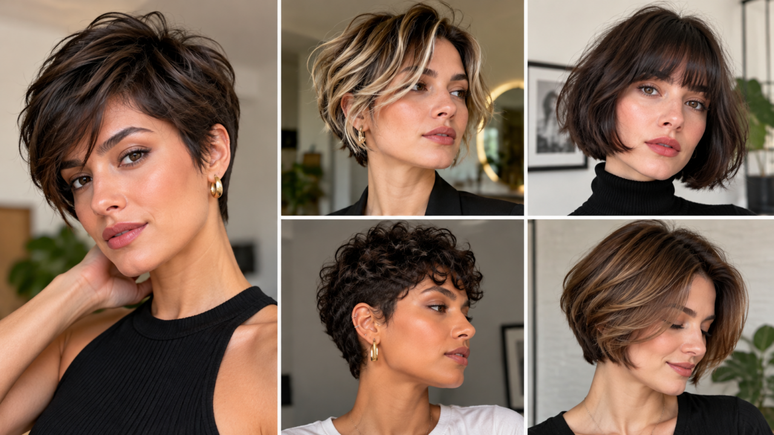 Cabelo curto n&atilde;o precisa ser repetitivo. Conhe&ccedil;a cortes com camadas, textura e volume personalizado para criar um visual pr&aacute;tico e cheio de estilo.