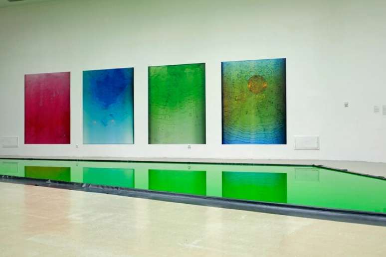 Obra de Markus Wirthmann na exposi&ccedil;&atilde;o 'NO LIMITE: forma e transforma&ccedil;&atilde;o', no Pa&ccedil;o das Artes.