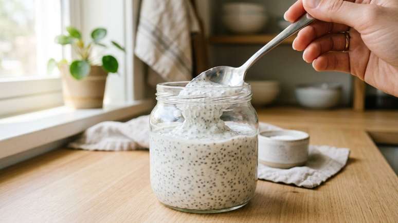 Adicionar frutas frescas e castanhas transforma o pote matinal em uma refei&ccedil;&atilde;o nutritiva e cheia de sabor.
