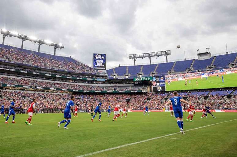 Apesar de originalmente a casa do Baltimore Ravens, da NFL, M&T Bank Stadium costuma receber partidas de futebol&nbsp; &ndash;