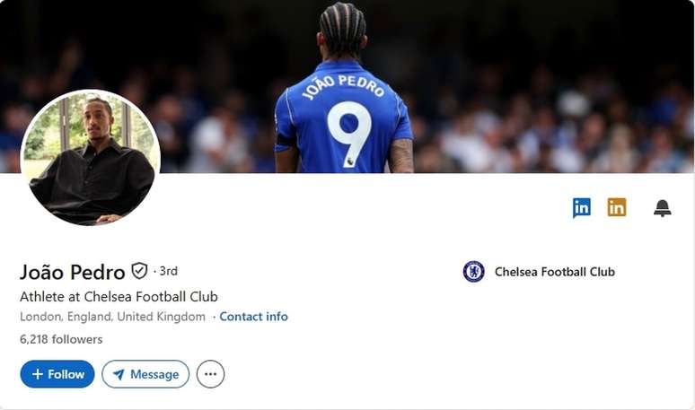 Perfil de Jo&atilde;o Pedro no LinkedIn &ndash;