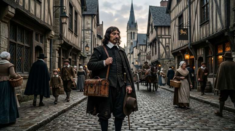 Descartes escreve que, quando algu&eacute;m emprega tempo demais viajando, pode acabar se tornando estrangeiro em seu pr&oacute;prio pa&iacute;s.