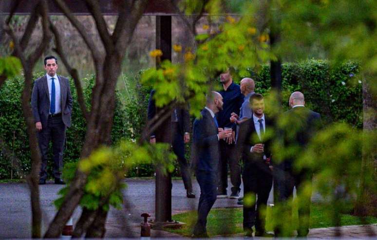 Movimenta&ccedil;&atilde;o para o casamento do filho do ministro Alexandre de Moraes, Alexandre Barci de Moraes, no Fasano Cidade Jardim