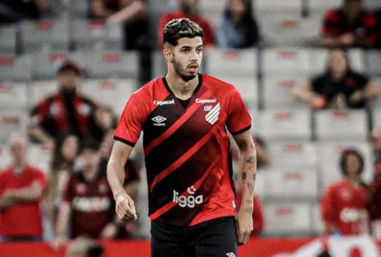 Kaique Rocha em a&ccedil;&atilde;o pelo Furac&atilde;o &ndash; Divulga&ccedil;&atilde;o /Athletico Paranaense