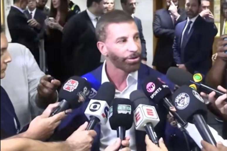 Pedrinho ap&oacute;s leil&atilde;o para venda da SAF do Vasco &ndash;