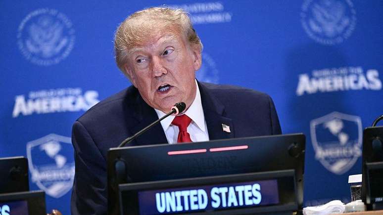 Trump destacou a "grande guinada &agrave; direita" em pa&iacute;ses da Am&eacute;rica Latina e afirmou que apoiou presidentes da regi&atilde;o que venceram elei&ccedil;&otilde;es