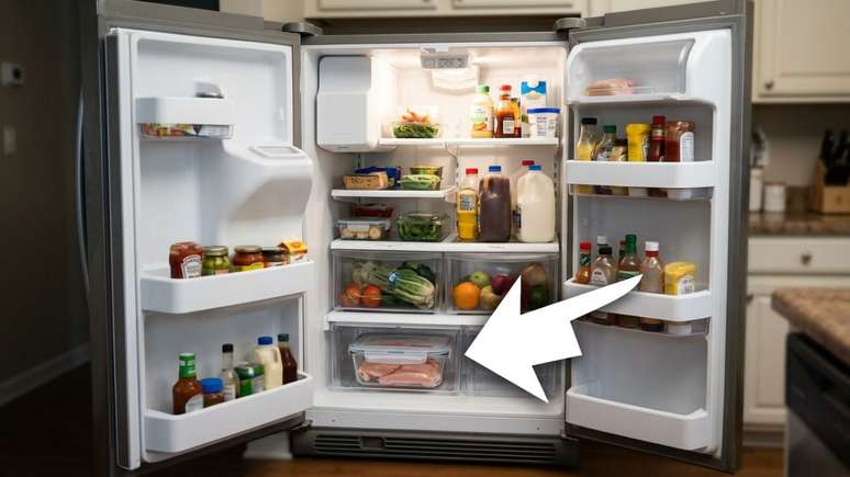 Organizar os mantimentos de forma adequada no refrigerador garante a seguran&ccedil;a sanit&aacute;ria de todas as refei&ccedil;&otilde;es.