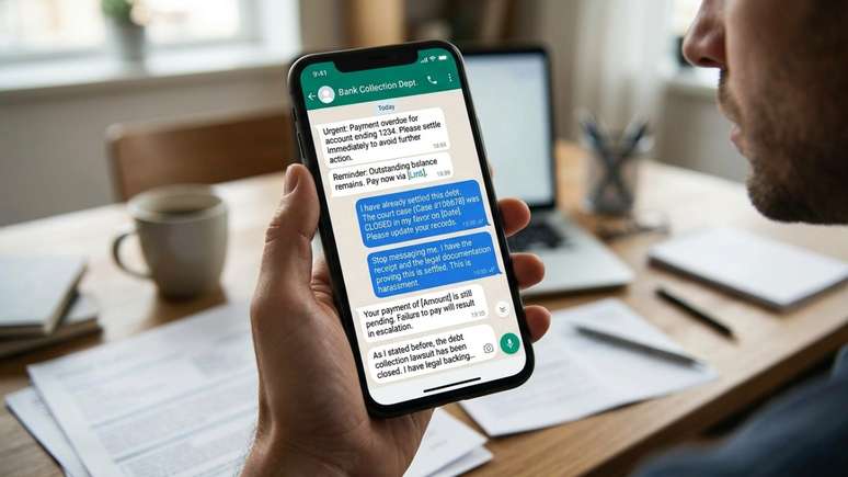 Guardar comprovantes e registrar contatos indevidos fortalece o pedido de repara&ccedil;&atilde;o financeira na Justi&ccedil;a.