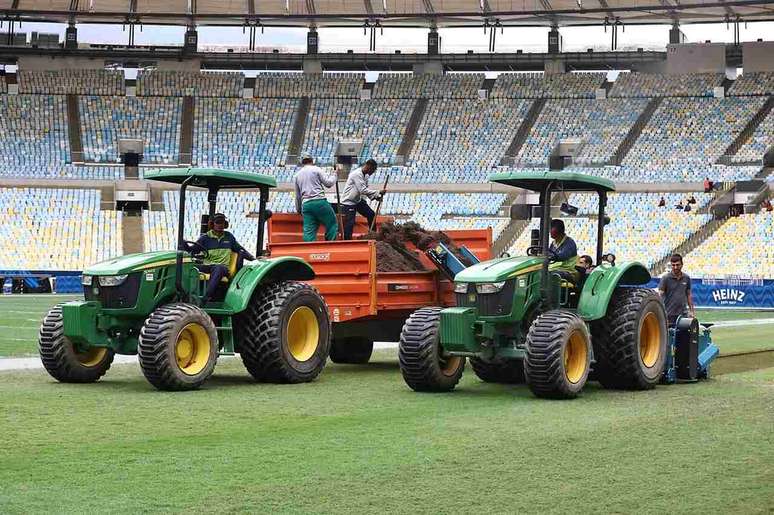 Maracan&atilde; ter&aacute; um novo gramado para a reta final da temporada &ndash;