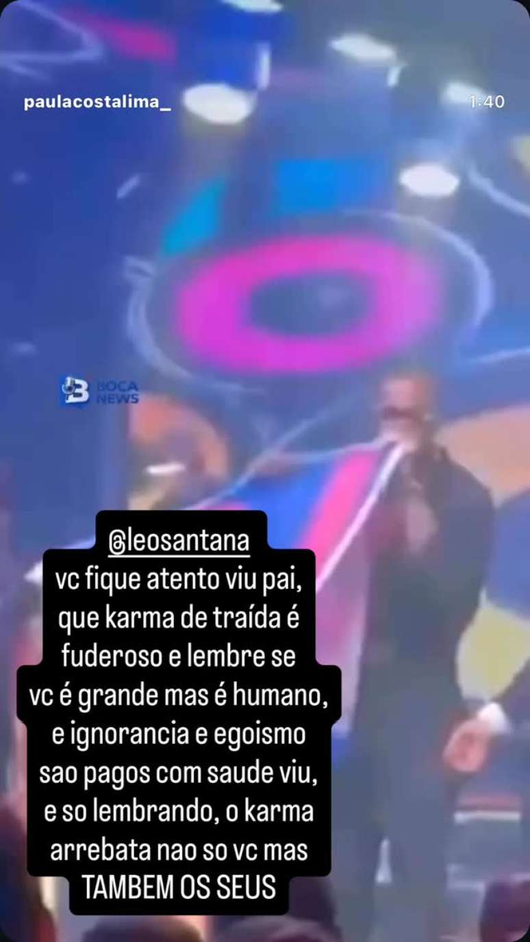 Luana Piovani critica Leo Santana