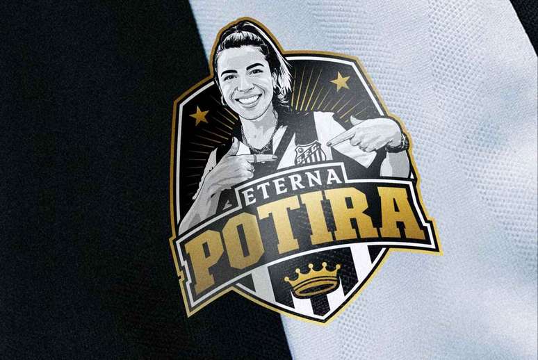 Patch de Naty Potira, torcedora do Santos &ndash;