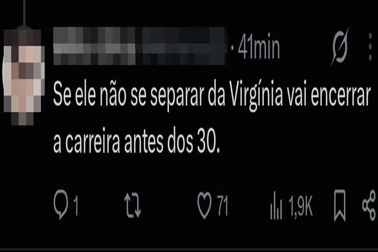 Internautas reclamaram do namoro de Vini Jr. e Virginia Fonseca