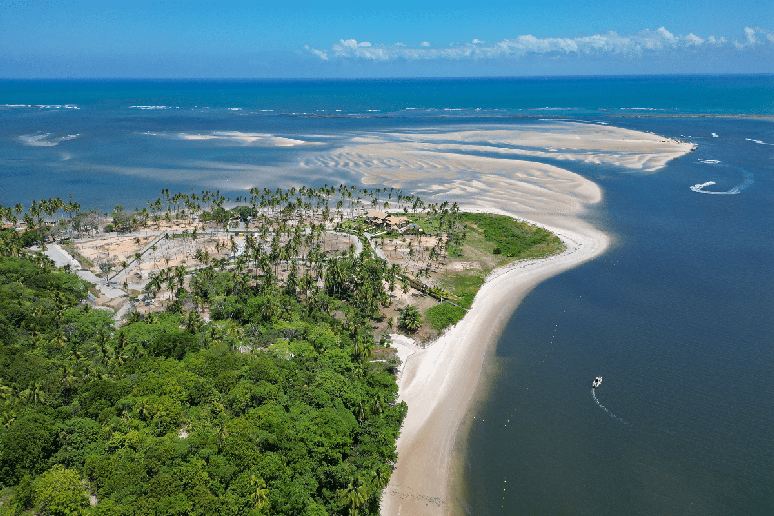 A Praia dos Carneiros tem mar com &aacute;gua calma, morna e cristalina 