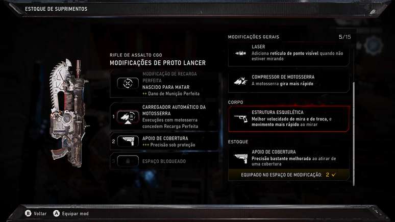 Jogo permite customizar suas armas, armadura e equipamentos t&aacute;ticos