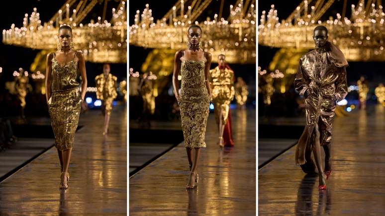 Desfile primavera-ver&atilde;o 2027 da YSL 
