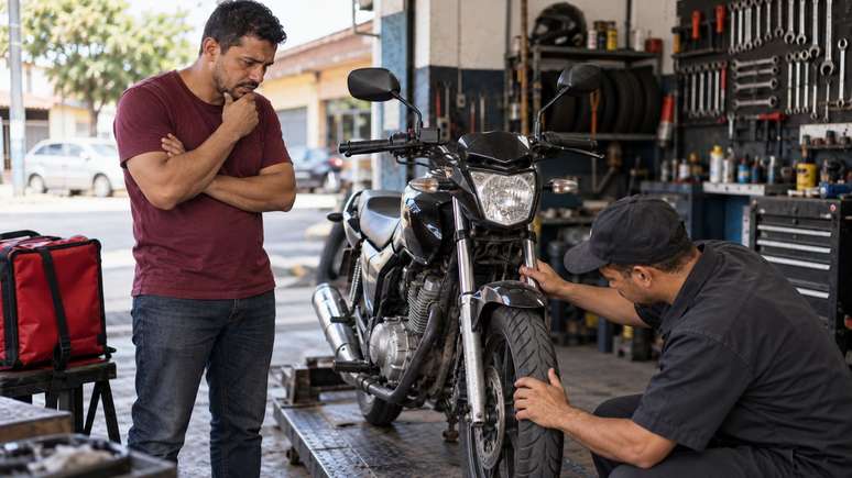 Uma avalia&ccedil;&atilde;o mec&acirc;nica encontrou sinais de reparos feitos anteriormente.