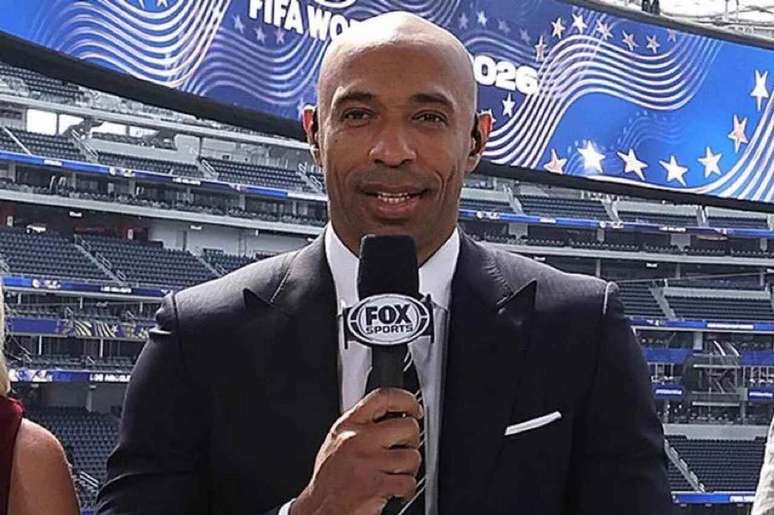 Thierry Henry, ex-Arsenal e Barcelona, trabalhou como comentarista na Copa de 2026 &ndash;