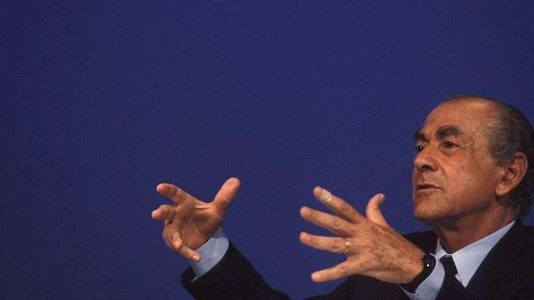 Leonel Brizola em foto de 1989