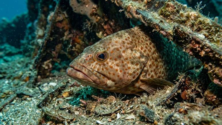 A atividade biol&oacute;gica e a busca por abrigo por peixes e crust&aacute;ceos moldam o leito marinho.