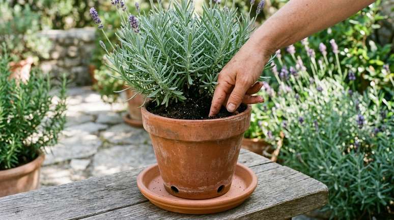 A lavanda est&aacute; adaptada a condi&ccedil;&otilde;es relativamente secas e n&atilde;o responde bem a solos constantemente encharcados