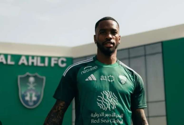 Ivan Toney defende o Al-Ahli, da Ar&aacute;bia Saudita &ndash; Divulga&ccedil;&atilde;o/Al-Ahli