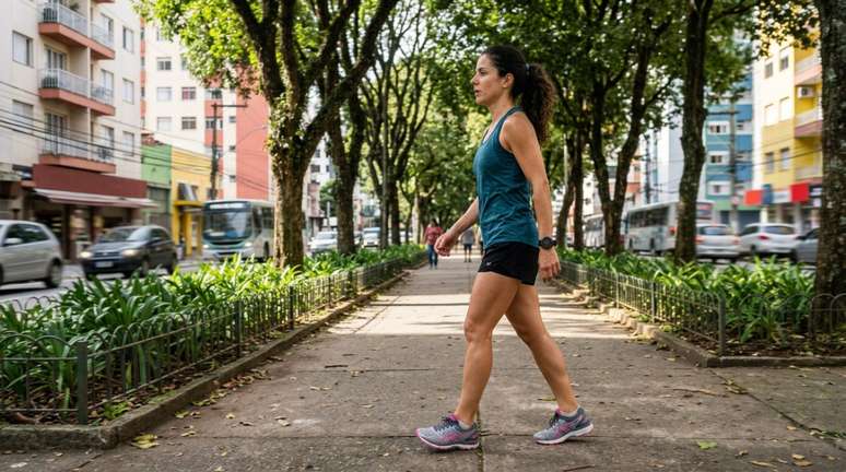 Uma pausa curta para atravessar uma rua, beber &aacute;gua ou recuperar o f&ocirc;lego n&atilde;o anula o restante do exerc&iacute;cio.