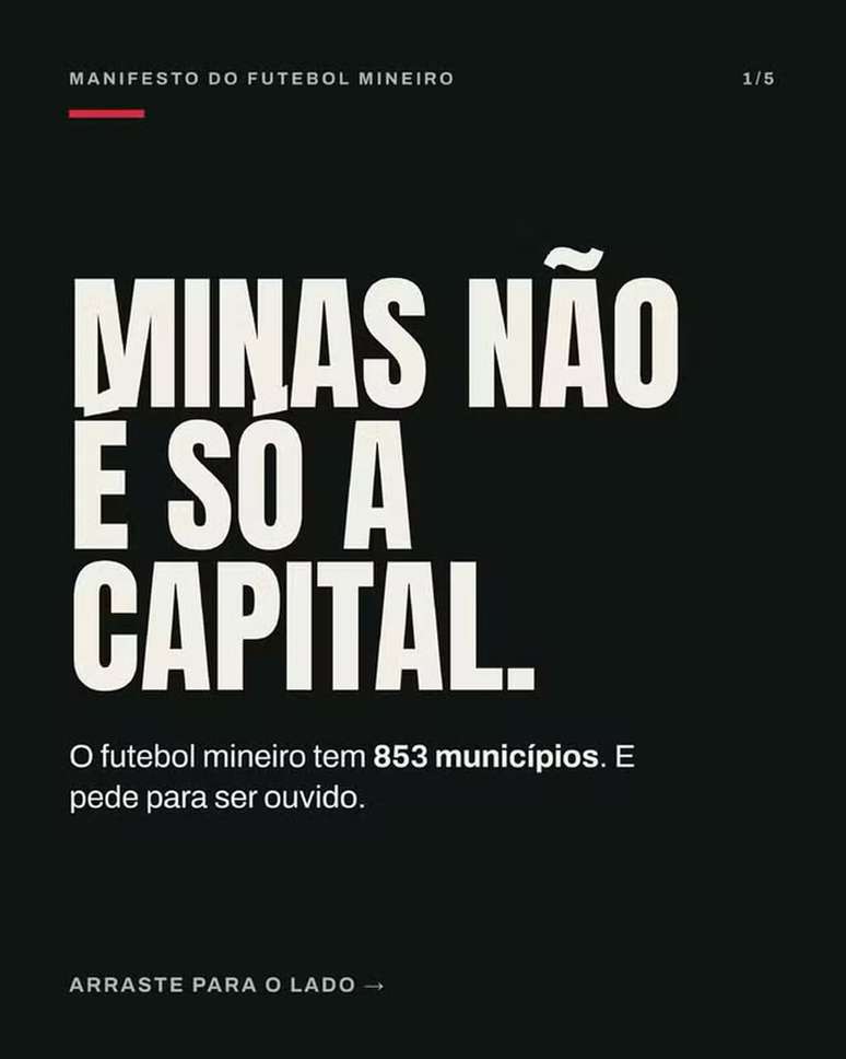 Rea&ccedil;&atilde;o dos clubes do interior de Minas Gerais &ndash;