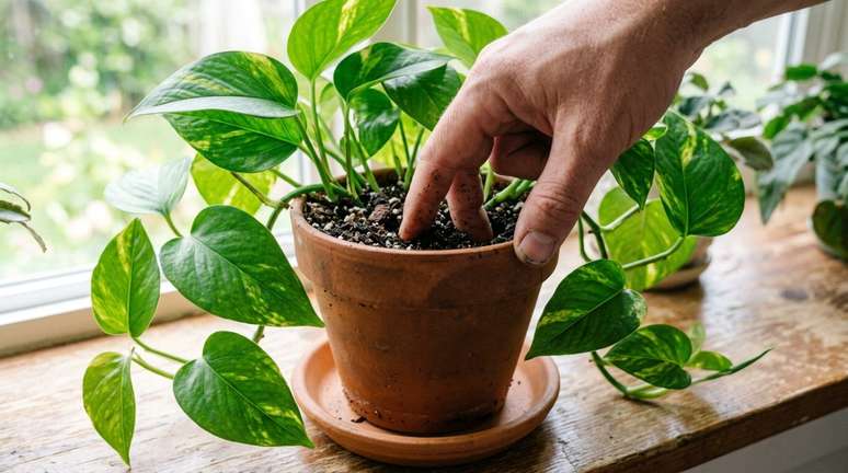 A jiboia &eacute; uma planta tropical e n&atilde;o precisa de &aacute;gua extremamente fria para se desenvolver
